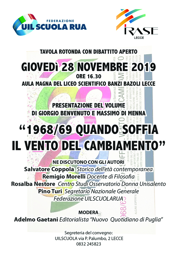 Lecce, 28 novembre 2019. Presentazione del libro 